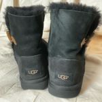 UGG  Black Shearling Lined Boots Photo 8