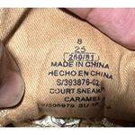 Old Navy 1994 Court Sneaker Caramel Faux Suede Size 8 Photo 3