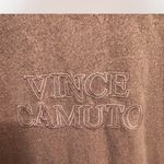 Vince Camuto  Tan Textured Short Sleeve Top Photo 2