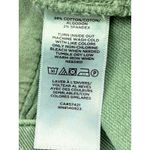 Loft  Denim Shorts Raw Hem Green Casual Everyday Size 4‎ Photo 3