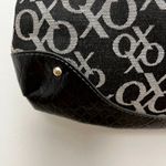 XOXO  Y2K‎ Black & Gray Logo Hobo Bag Purse Braided Handle Small Shoulder Bag Photo 4