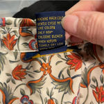 Charter Club Cute vintage 90s creamy royal garden cottagecore  floral button front blouse Photo 4