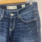 BKE Buckle  Jeans Womens 27 Blue CULTURE Cropped Low Rise Stretch Thick Stitch Photo 3