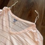Aerie  Pink and Gold Boxy Crop Tee Photo 7