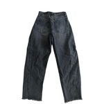 Juicy Couture Black Distressed Wide Leg Jeans Size 26 Photo 3