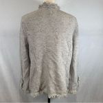 Nic+Zoe fringe mix knit jacket in sugar cookie size 1X Photo 8