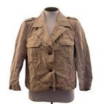 Old Navy 🔥SALE🔥 Tan Khaki Button Front Jacket L Photo 0