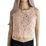 Sans Souci  crop lace top with side zipper Photo 0