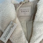 BLANK NYC Size XL Faux Fur Trim Snap Front Quilted Puffer Jacket Cream Cozy NWT Photo 9