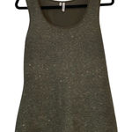 Studio Y  Green Tank Top Textured with Bling Photo 0