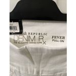 Rock & Republic Size 10 Women Shorts Slimming Denim Cure Fever Pull On White Photo 2