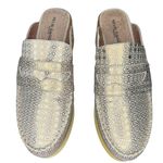 Kelsi Dagger  Brooklyn Window Leather Wooden Platform Mules Size 8 Photo 6