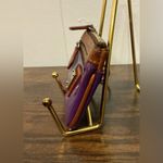 Dooney & Bourke Rare Vintage Y2K Purple Patent Leather  Small Zip Coin Purse Photo 2