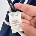 Jantzen Women's Plunging Open Back Slimming One Piece Swimsuit Blue Size 10 Photo 3