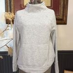Fabletics  Zaylee Funnel Mock Neck Sweatshirt in Heathered Gray ~ Size Small 💚🍄 Photo 0