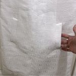 Sandra Darren Textured White Dress w/Pockets Shower Wedding Guest Size 8 NWT Photo 2