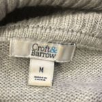 Croft & Barrow  Women’s Grey & Pink Argyle Turtleneck Sweater Photo 6