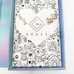 GRACE + OK 1984 Mini Earrings Boxer Dog Bones Gold Pet Jewelry Best Friend NWT Photo 3