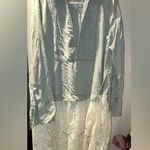 Free People (Reworked)  Ready or Not Chambray Top In Color Rumi Wash Photo 4