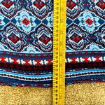 Soulmates  || Blue/red/white print sleeveless tunic top Photo 7