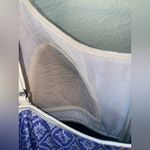 Catalina  Womens sz L Tankini Blue Trellis Adjustable Strap Swim Suit Photo 5