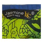 Jasmine  India Cotton Skirt Blue Green Paisley Sequin Hippie‎ Boho Size Small Photo 7