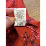 CAbi Red Floral Sleeveless Blouse Tank Top Women’s Size S Lightweight Career Photo 7