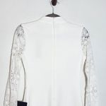 Lulus  White Long Sleeve Mini Cocktail Dress Size Small White Bodycon Party Dress Photo 6