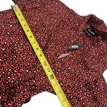 NEW Room Service Intimates Red Black Animal Print Super Soft & Cozy Robe S/M Photo 5