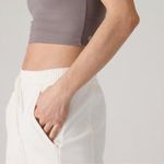 Athleta XL Retroterry Wide Leg Cargo Pant Magnolia White Photo 2