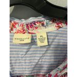 Westbound  petite Paisley floral striped lightweight button up top‎ Large Photo 2