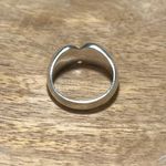 Sterling Silver Double Heart 925  Ring Photo 9