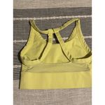 Nike Air Sport Bra Light Yellow Racerback Athletic XS Photo 3