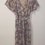 Sienna Sky Floral V Neck Hi Low midi Dress Photo 0