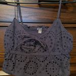 Aerie Crop Lace-up Tank Photo 0