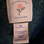 Victoria's Secret  Country‎ Collection Green 1/4 Zip Fleece Size Medium Photo 3