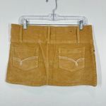 Rue 21 Y2K 90s Tan Corduroy Ultra Micro Low Rise Mini Skirt Juniors Size 9/10 Photo 2