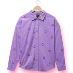Her Universe Disney Princess Rapunzel Tangled Lanterns Corduroy Button-Up Top Photo 1