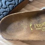 Birkenstock ‎ Papillio Madrid Purple and White Argyle Sandals Photo 4