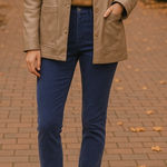 Frame  Le High Skinny Velvet Brushed Jean 25 Blue Photo 0