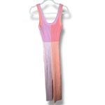 Lulus NWOT Radiant Personality Pink Color Block Ribbed Knit Sweater Midi Dress Size XXS Photo 7