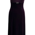 Papell Boutique Vintage Regency Whimsigoth Velvet Evening Gown Size 10 Purple Photo 0