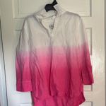 Vineyard Vines Classic Pink Ombré Linen Shirt Photo 0