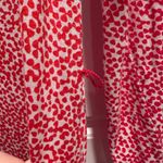 Boden Red and White Patterned Long Sleeve Jersey Dress Size 8 Regular Photo 4