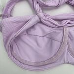 l*space L* Camellia Bikini Top Size Small Peony Lavender Lilac Purple Textured Swim Photo 11
