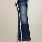 Miss Me  Indigo Boot Cut Jeans with Metallic Accents Photo 7