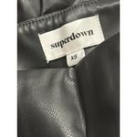 superdown  Kaitlyn Faux Leather Pant in Black X-Small New Womens Vegan Trousers Photo 8