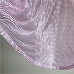 Petra Fashions Vintage Metallic Light Baby Pink Striped Sleepwear Top 1X Photo 8