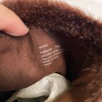 H by Halston  Caroline Brown Leather Ankle Boot Faux Fur Size 7 Photo 7