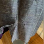 Mary Ann Restivo Vintage Midi Gold Brown Blue Purple Mini Stripes Skirt SZ 12 Photo 7